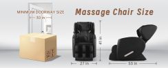 Massage Chair Recliner with Zero-Gravity and Body Air Pressure