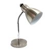 Semi-Flexible Desk Lamp, Brushed Nickel