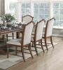 Formal Traditional 9 Piece Dining Set Extension Leaf and 8 Chairs Cherry Finish