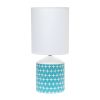 Fresh Prints Lamp, Blue Cross