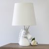 Sparkling Iridescent and White Unicorn Table Lamp