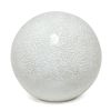 1 Light Mosaic Stone Ball Tabletop Lamp, White