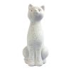 Porcelain Kitty Cat Shaped Animal Light Tabletop Lamp