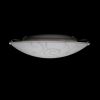 Round Flushmount Ceiling Light with Scroll Swirl Design