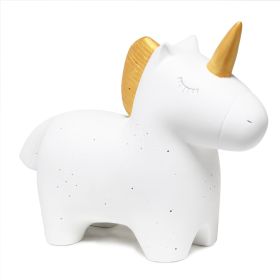 Porcelain Unicorn Shaped Tabletop Lamp