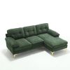 Modern Chenille Sectional L-Shape Sofa With Chaise Lounge