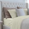 Luxurious Viscose from 100% Bamboo 2-Piece Pillowcase Set Queen Cream