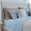 Luxurious Viscose from 100% Bamboo 2-Piece Pillowcase Set Queen Sky