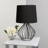 Geometrically Wired Lamp, Black