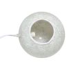 1 Light Mosaic Stone Ball Tabletop Lamp, White