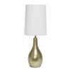 Gold Tear Drop Lamp