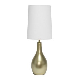 Gold Tear Drop Lamp