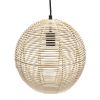 Ball Shaped Rattan Ceiling Pendant