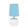 Studded Texture Ceramic Tabletop Lamp, Blue