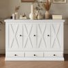 Queen Murphy Chest with Charging Station and Drawer White