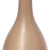 Oval Bowling Pin Base Ceramic Tabletop Lamp, Light Brown