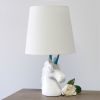 Sparkling Blue and White Unicorn Table Lamp