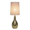 Gold Tear Drop Lamp