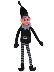 Christmas Elf Doll Christmas Elf Doll Pendant Ornament Ornament (Style: girl, Color: Black)