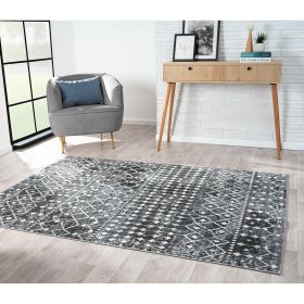 Moroccan Global Woven Area Rug (Color: as Pic)