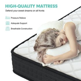 8 Inch Breathable Memory Foam Bed Mattress Medium Firm for Pressure Relieve (size: King Size)