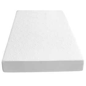 Waterproof Breathable Cotton Mattress Cover in Standard Sizes (size: Twin Size)