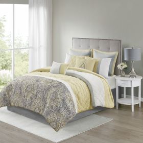 8 Piece Comforter Emsemble (Color: as Pic)