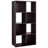 8-Cube Opened Back ,2 X 4 Cube Bookcase, White or Walnut