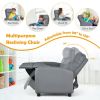 Ergonomic PU Leather Kids Recliner Lounge Sofa for 3-12 Age Group