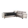 Sleeper Sofa 2 in 1 Pull Out Couch/Bed,6 seater, Gray or Beige