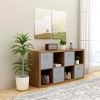 8-Cube Opened Back ,2 X 4 Cube Bookcase, White or Walnut